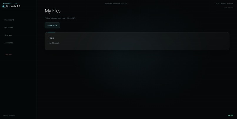MicroNAS – screenshot 9