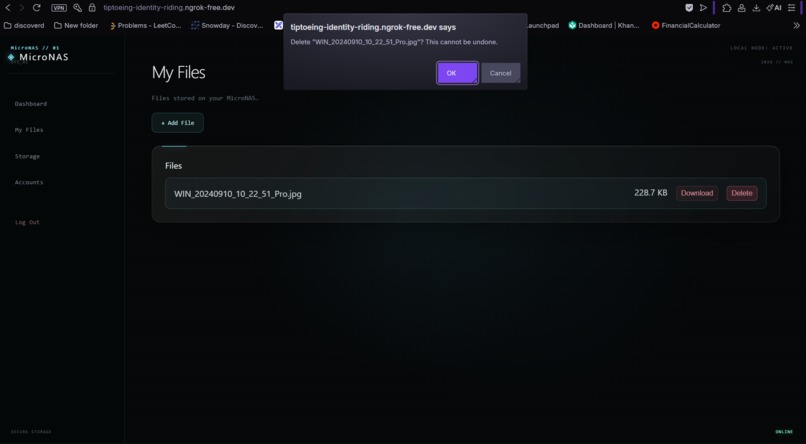 MicroNAS – screenshot 11