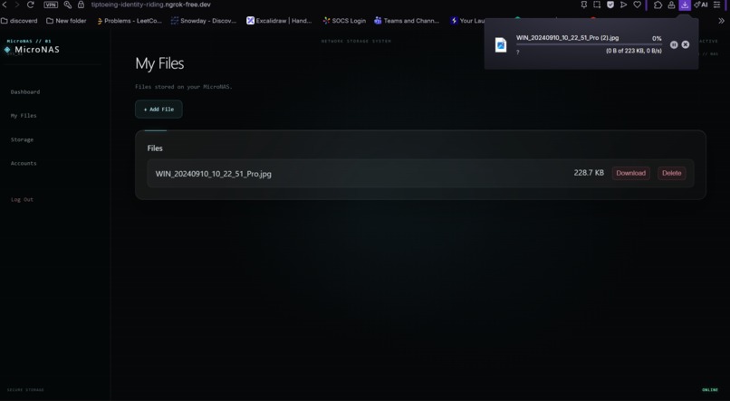 MicroNAS – screenshot 14