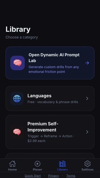 Mindhack app – screenshot 7