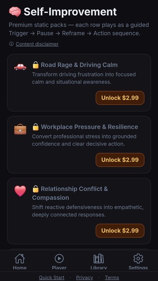 Mindhack app – screenshot 10