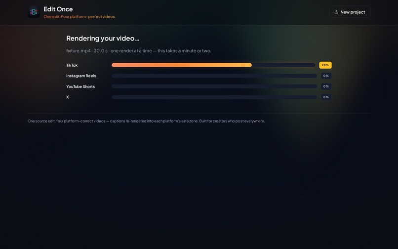 Edit-Once – screenshot 3