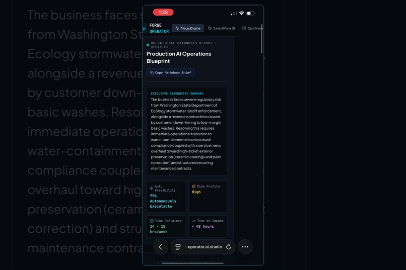 Forge Operator – screenshot 1