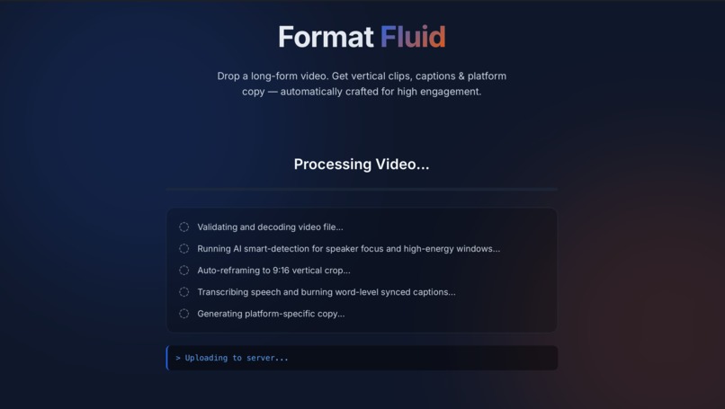 Format Fluid – screenshot 1