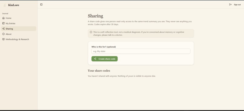 KinLore – screenshot 4