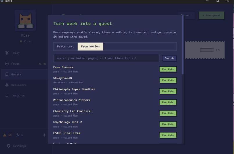 Pawse – screenshot 3