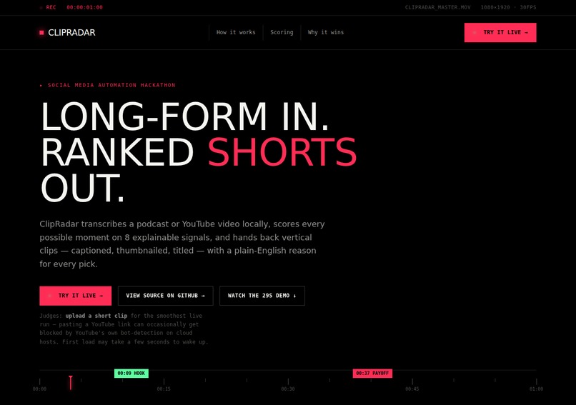 Clip Radar – screenshot 1