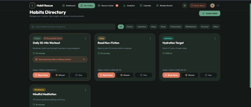 Habit Rescue – screenshot 5