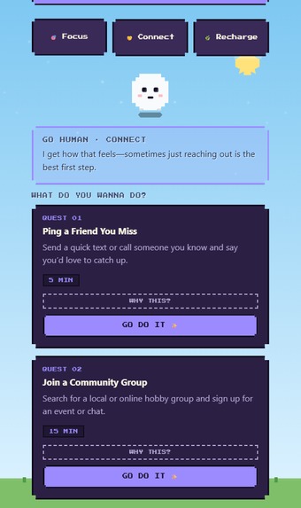 GO HUMAN – screenshot 2