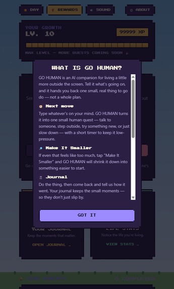 GO HUMAN – screenshot 4