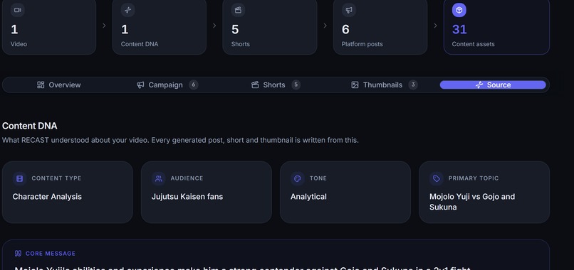 Recast – screenshot 1