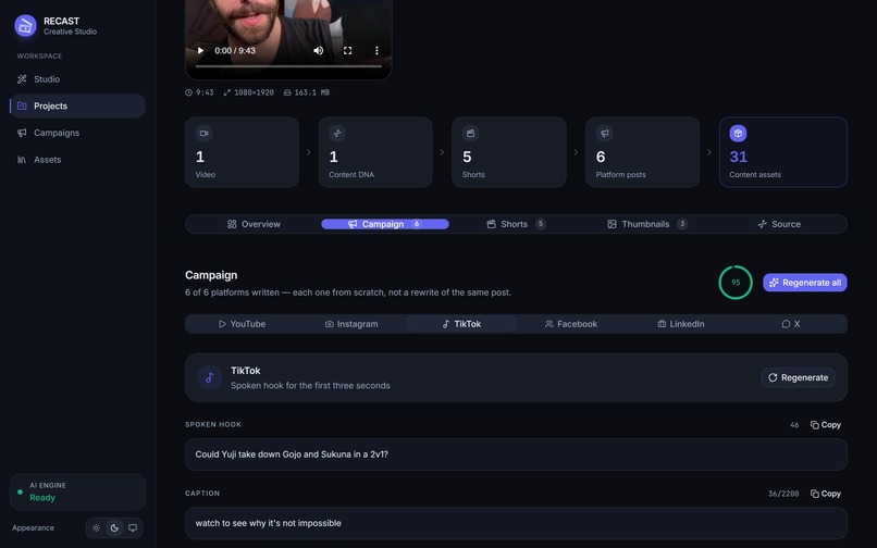 Recast – screenshot 7
