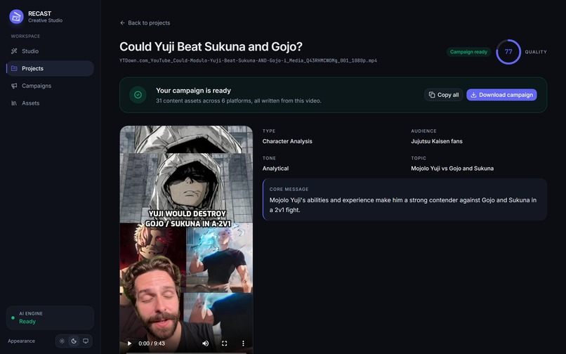 Recast – screenshot 10