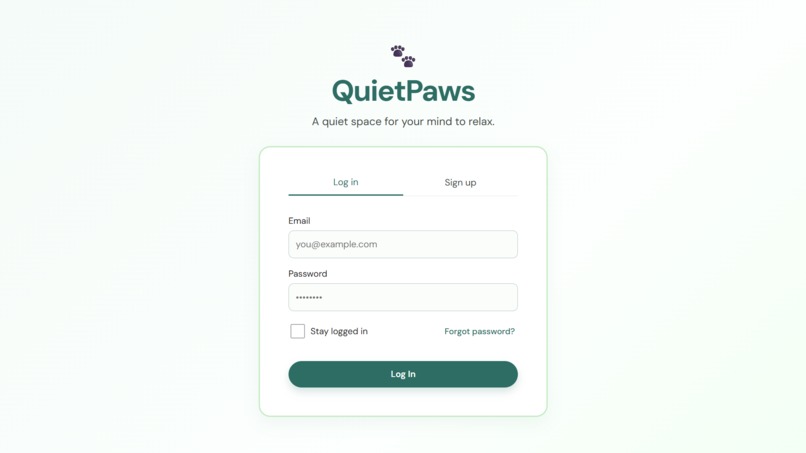 QuietPaws – screenshot 1