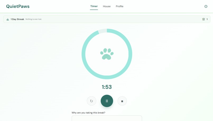 QuietPaws – screenshot 3