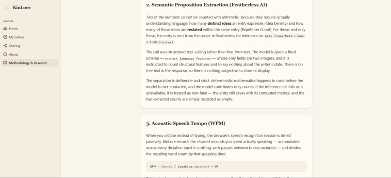 KinLore Journal  – screenshot 12