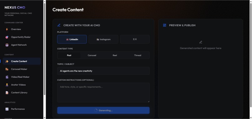 Nexus CMO – screenshot 4
