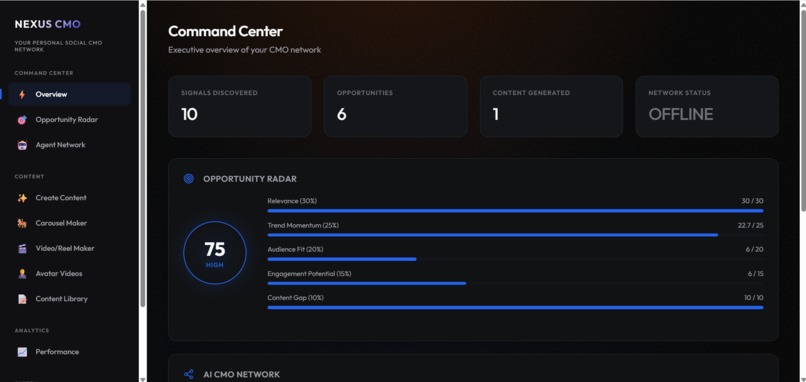 Nexus CMO – screenshot 5