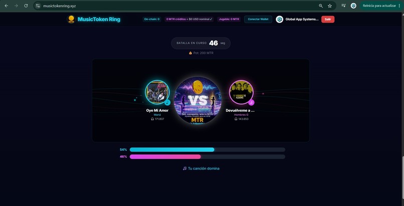 Musictokenring – screenshot 1