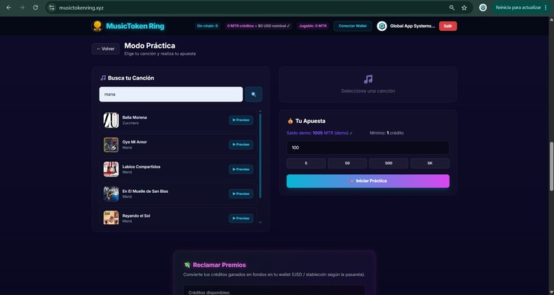 Musictokenring – screenshot 2