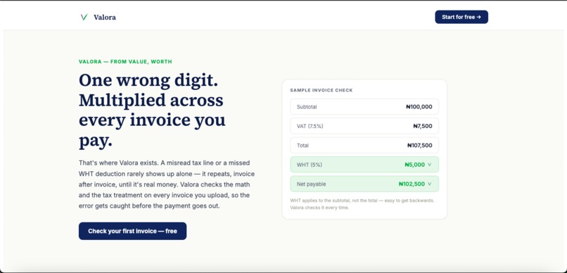 Valora Invoice Checker – screenshot 3