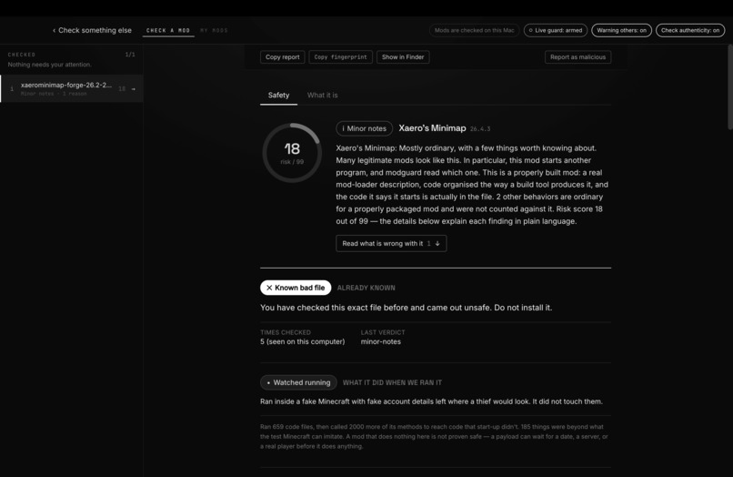 ModGuard – screenshot 5