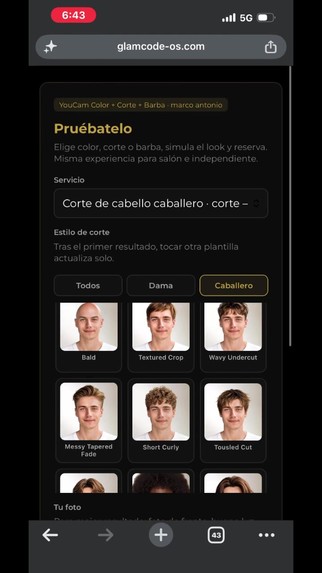 GlamCode OS  Try Before You Book – screenshot 2