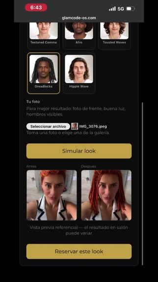 GlamCode OS  Try Before You Book – screenshot 3