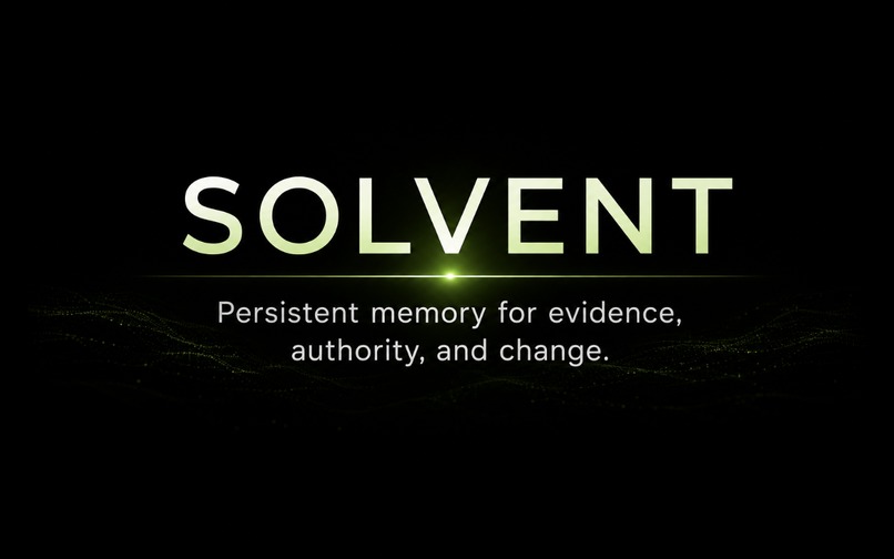 Solvent — Persistent Memory for Agentic Authority – screenshot 1