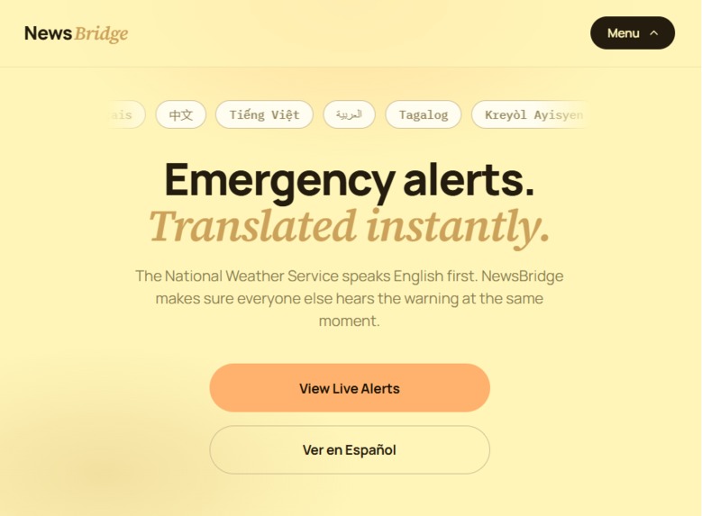NewsBridge – screenshot 1