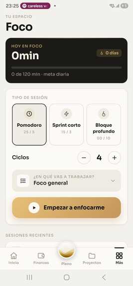 PLENO APP – screenshot 2