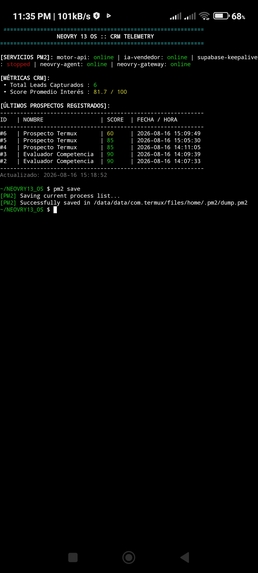 NEOVRY13 Agentic Engine – screenshot 1