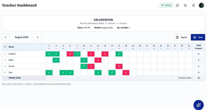 Gradebook – screenshot 9
