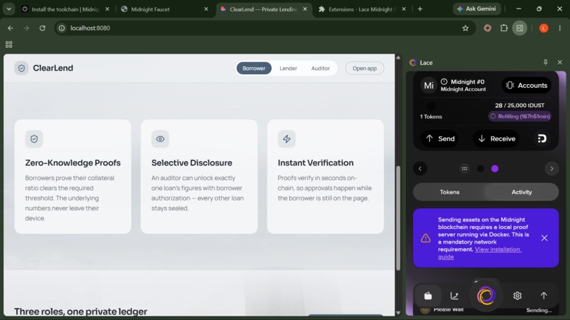 ClearLend – screenshot 2