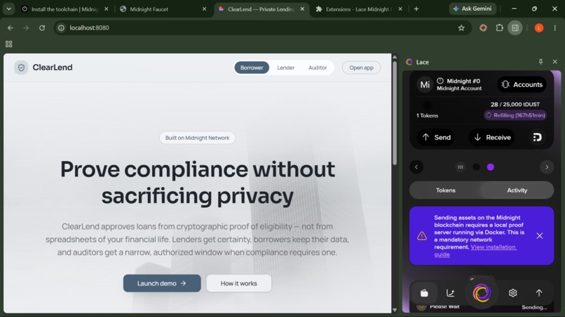 ClearLend – screenshot 1