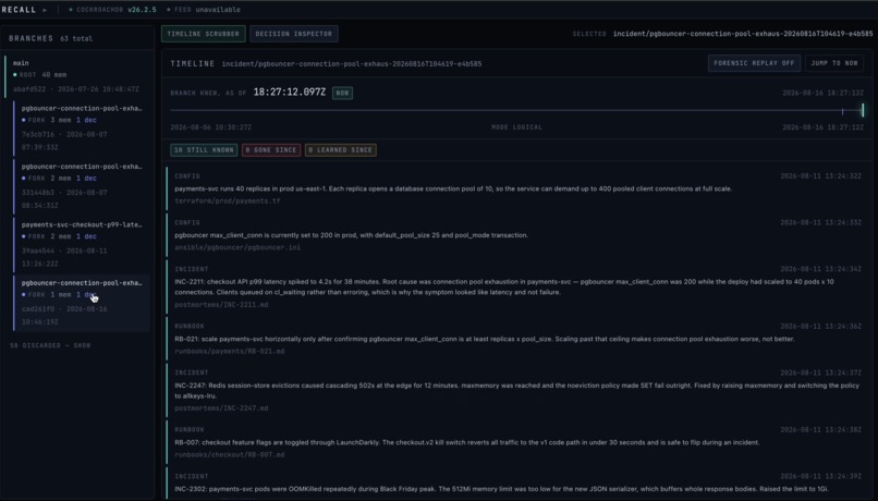 Recall – screenshot 1
