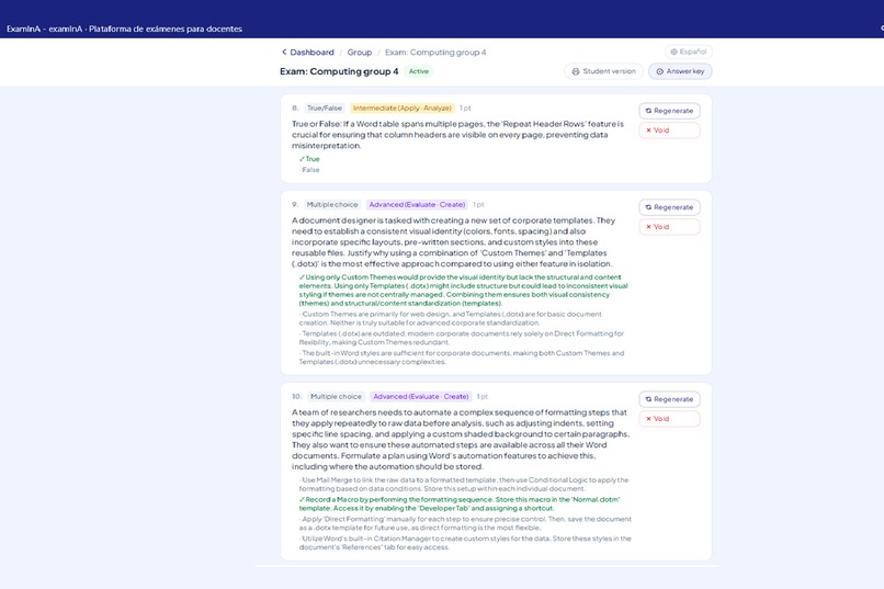 ExamInA — AI-Generated Exams for Teachers – screenshot 9