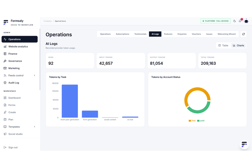 Formsaly – screenshot 2