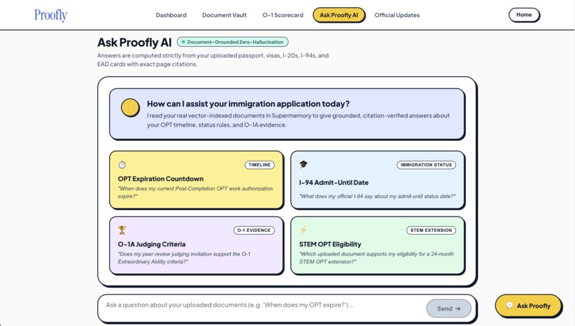 Proofly – screenshot 1