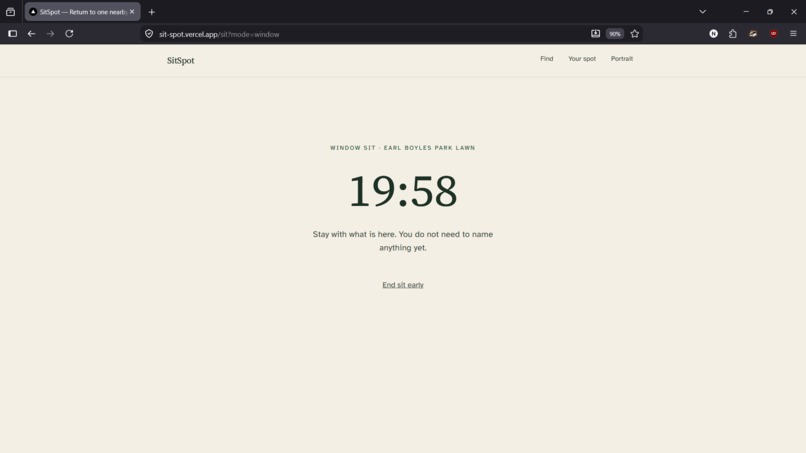 Sit Spot – screenshot 4