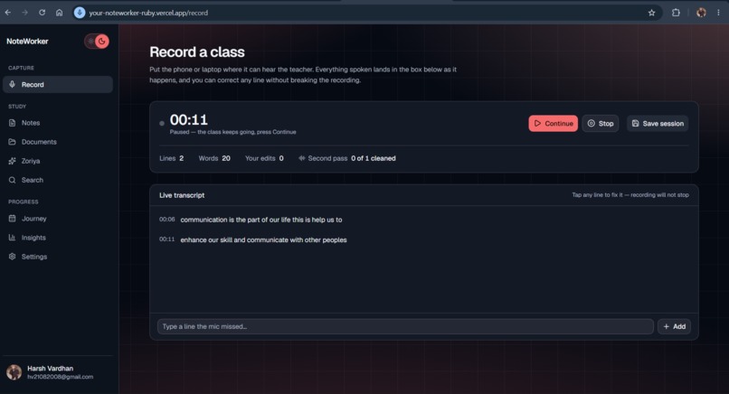 Noteworker – screenshot 4