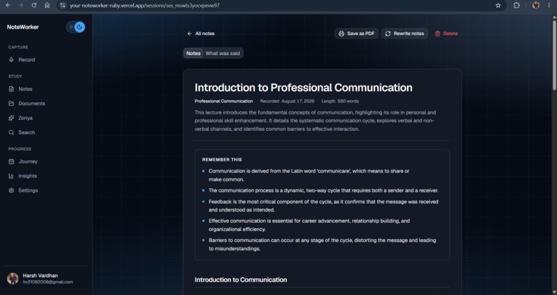 Noteworker – screenshot 6