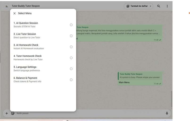 Tutor Buddy App – screenshot 1