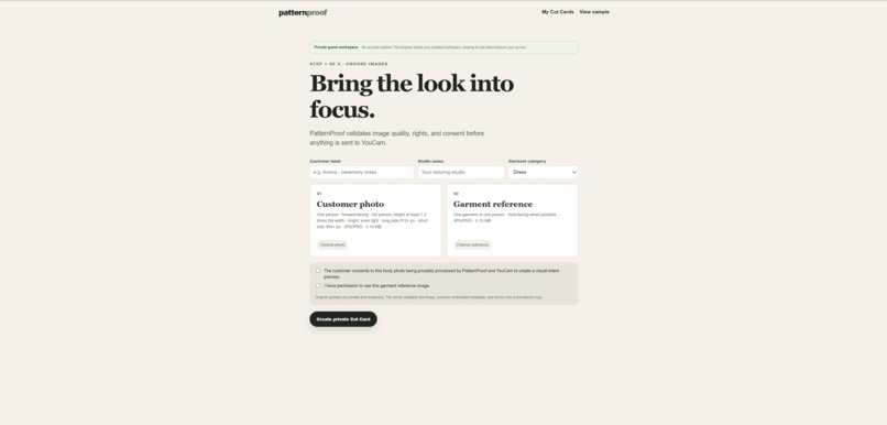 PatternProof – screenshot 2