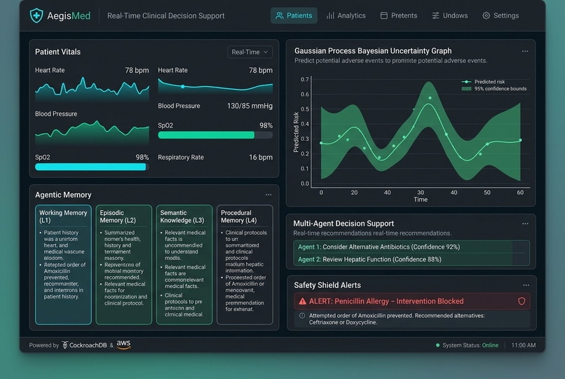 AegisMed: Resilient Clinical Agentic Memory Engine – screenshot 1