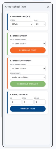 AI-suite for schools – screenshot 2
