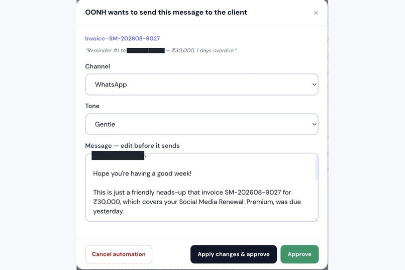 OONH — AI agents that run small business operations – screenshot 10