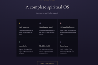 Bloom — AI Manifestation & Personal Growth