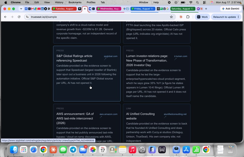 TrueSeat – screenshot 3