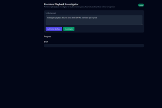 Premiere Playback investigator